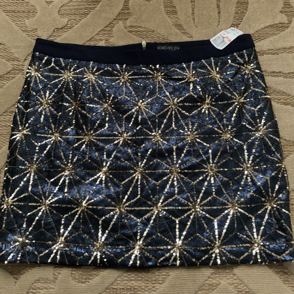 Forever 21 Sparkly Mini Skirt